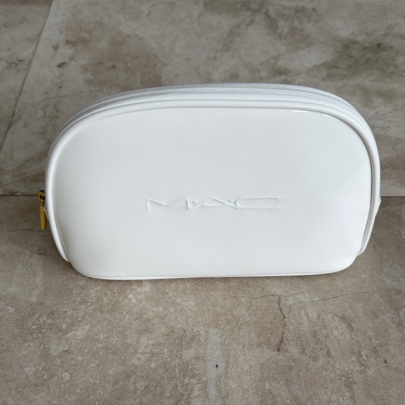 MAC Cosmetics White Cosmetic Bag
